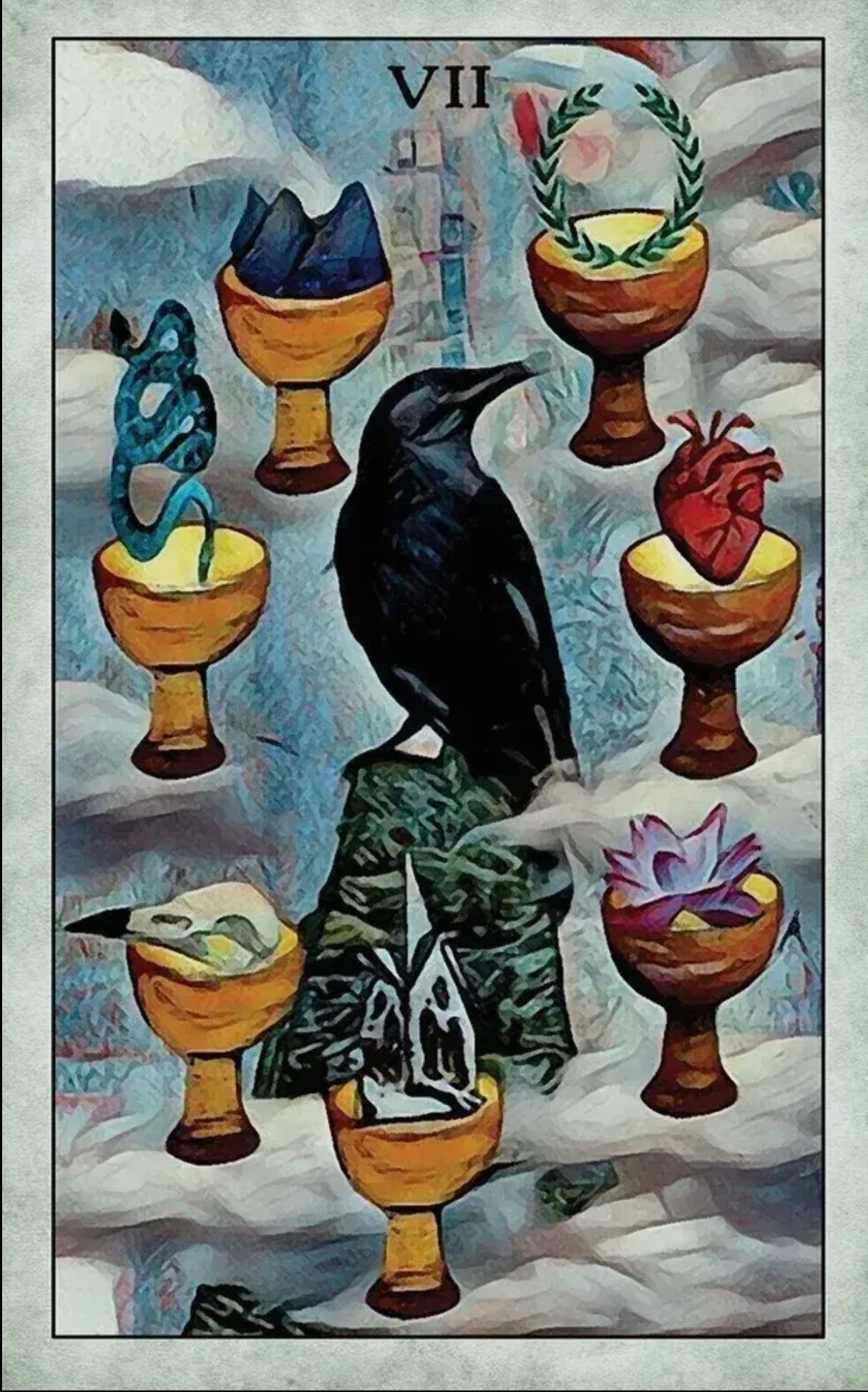 Crow Tarot & Book Set created by MJ Cullinane