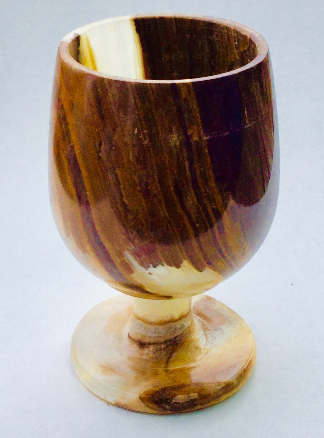 Marbled Onyx Goblet- Medium