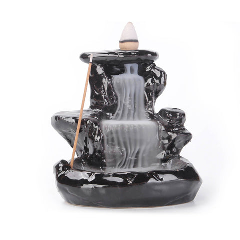 Ceramic Backflow Burner + Incense Holder: Mystic Falls