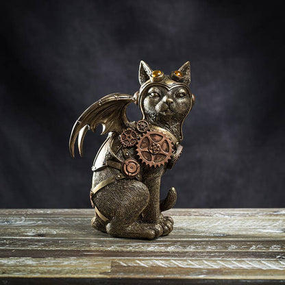 14349 Steampunk Cat with Wings