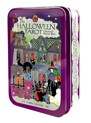 Halloween Tarot in a Tin