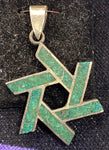 Malachite Merkaba Pendant