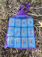 Beautiful Orgonite Rune Set