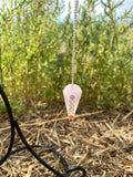 Rose Quartz Chakra Pendulum