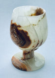 Marbled Onyx Goblet- Medium